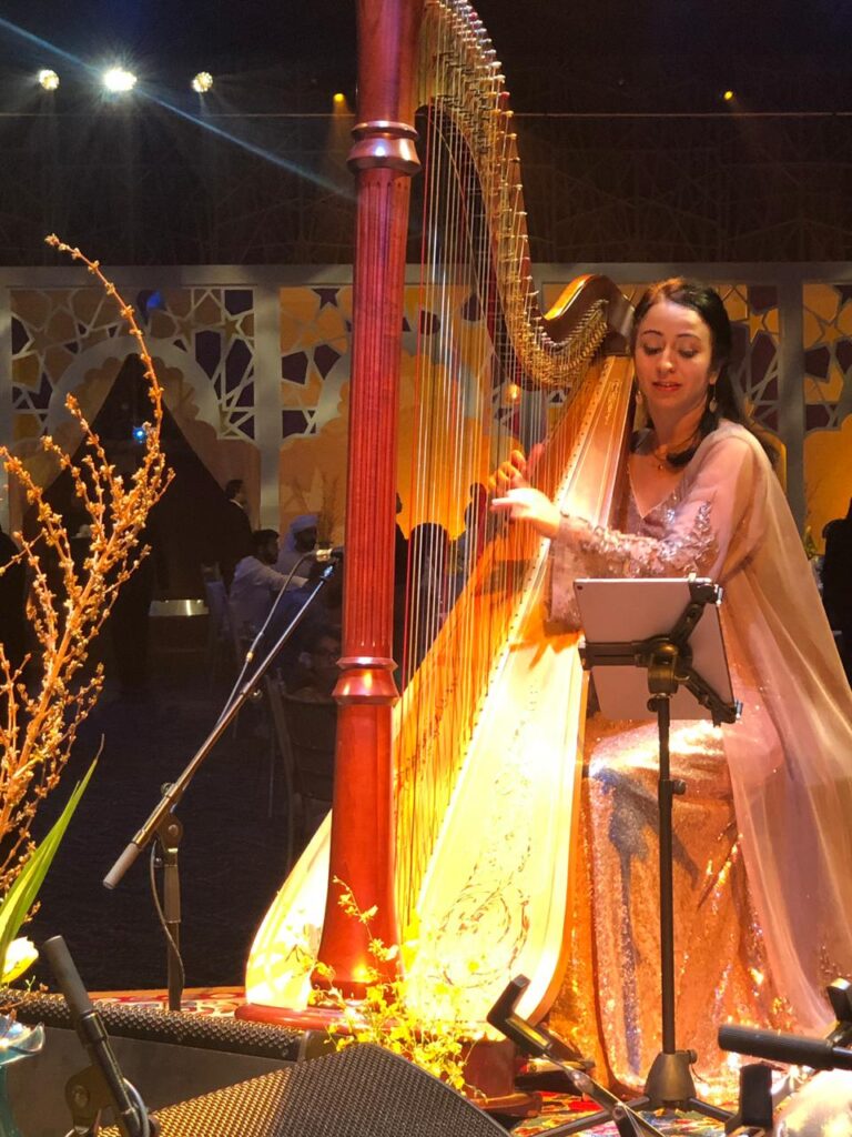 Arabic Harpist - GAE EVENTS - DUBAI - UAE (4)