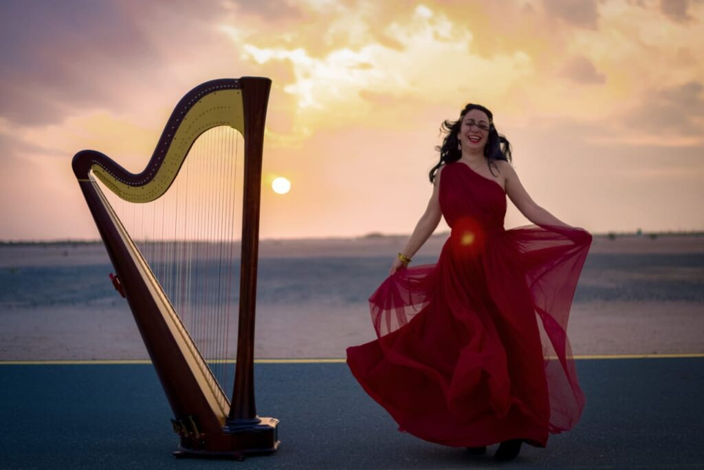 LS - Harpist - Gae events - Dubai - UAE (1)